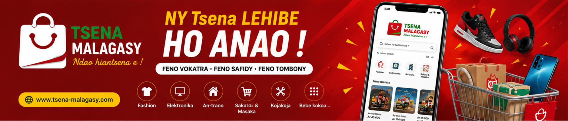 Tongasoa eto amin'ny Tsena Malagasy