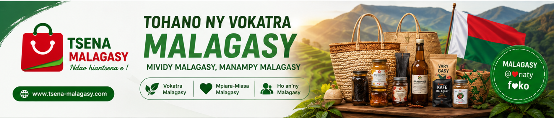 Tongasoa eto amin'ny Tsena Malagasy